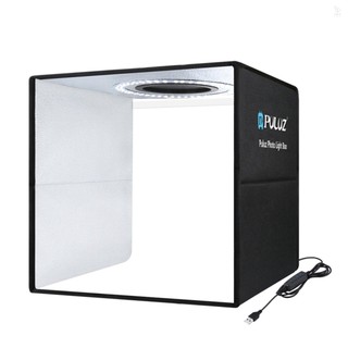 Puluz hộp đèn led chụp ảnh mini 6 màu có thể gấp lại kèm 80 đèn led