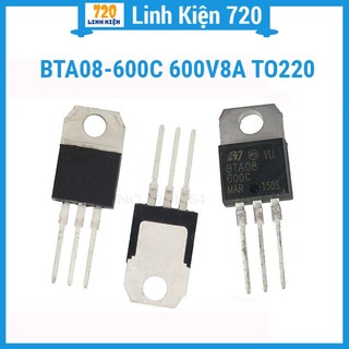 Ic chức năng bta08-600c 600v/8a kiểu chân to-220