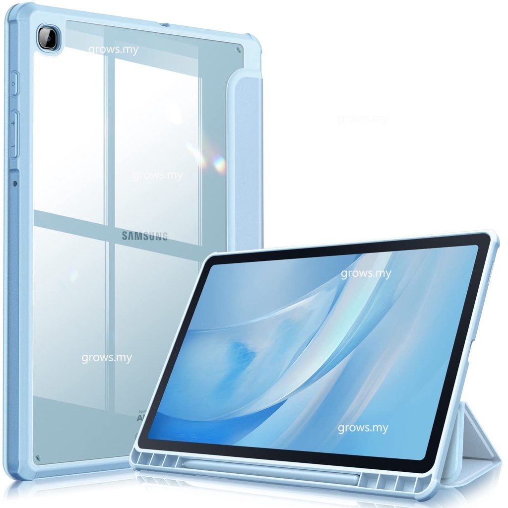 Bao Da PU Máy Tính Bảng Nắp Lật Nam Châm Có Ngăn Đựng Bút Chì Cho Samsung Galaxy Tab A8 10.5 inch 2022 SM-J200 X205 X207 Giá Đỡ