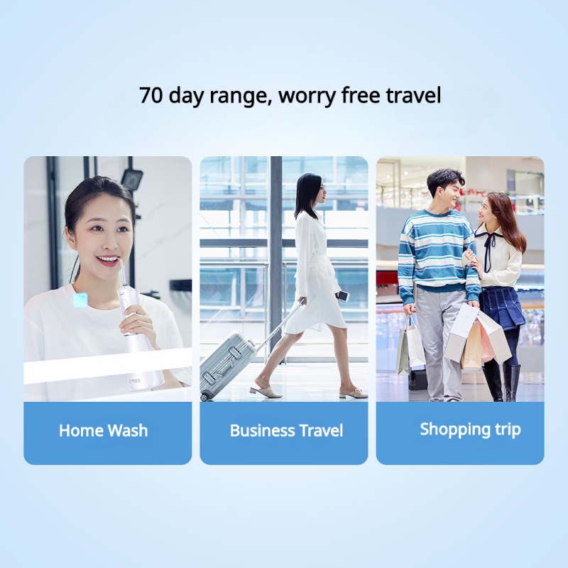 Máy tăm nước enpuly mlg1 Plus bình nước siêu lớn chỉ nha khoa 400ml dụng cụ-Mi grand