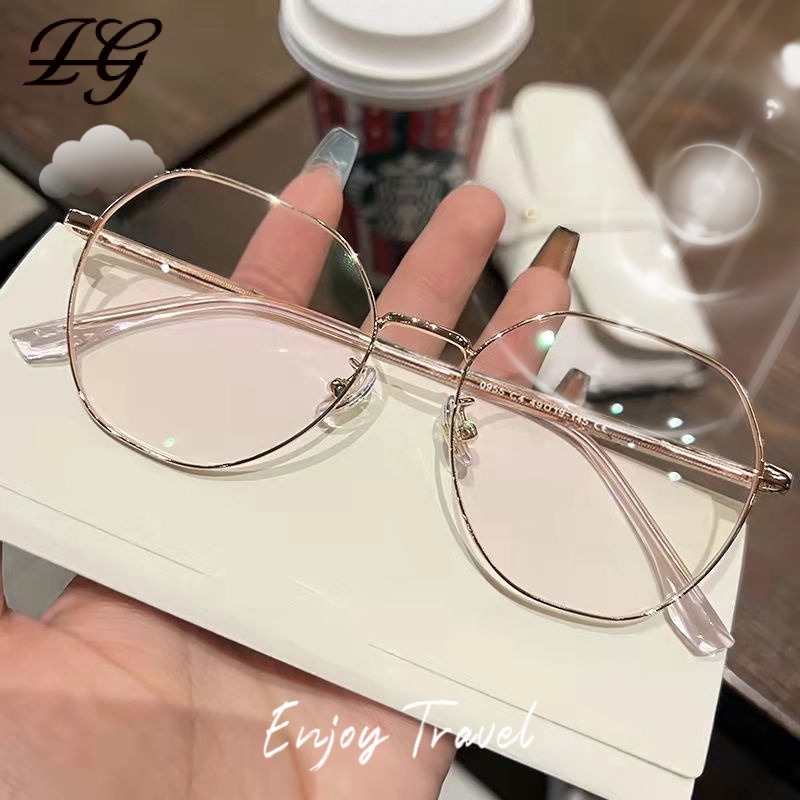 【Cận thị -0 đến -6,0 độ】 Kính cận thị thời trang, tròng kính bảo vệ bức xạ, kính cận thị chống ánh sáng xanh cho nam và nữ trẻ, cận thị tùy chọn A11