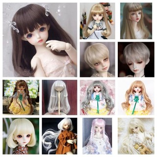 Mkeb Tóc Giả Kiểu Búp Bê bjd Tỉ Lệ 1 / 6