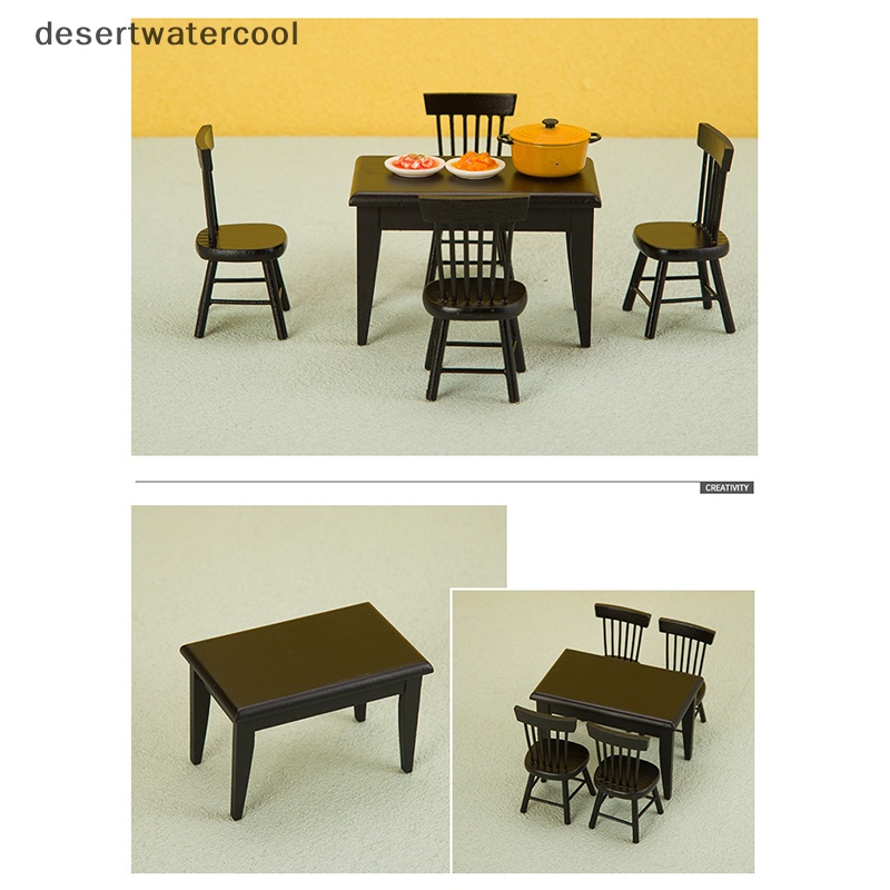 Mô Hình Bàn Ghế Ngồi mini handmade Trang Trí Nhà Búp Bê