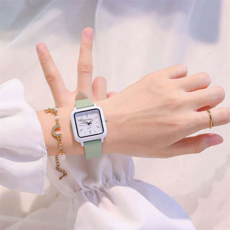 Bộ Quà Tặng Đồng Hồ Đeo Tay niche Phong Cách Hàn Quốc Tươi Mới Cao Cấp Giá Trị Phong Cách ins Cho Nữ Sinh