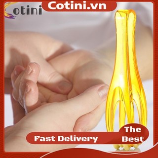 Cây lăn mát xa đàn hồi thư giãn ngón tay 2 con lăn giúp thúc đẩy tuần hoàn máu