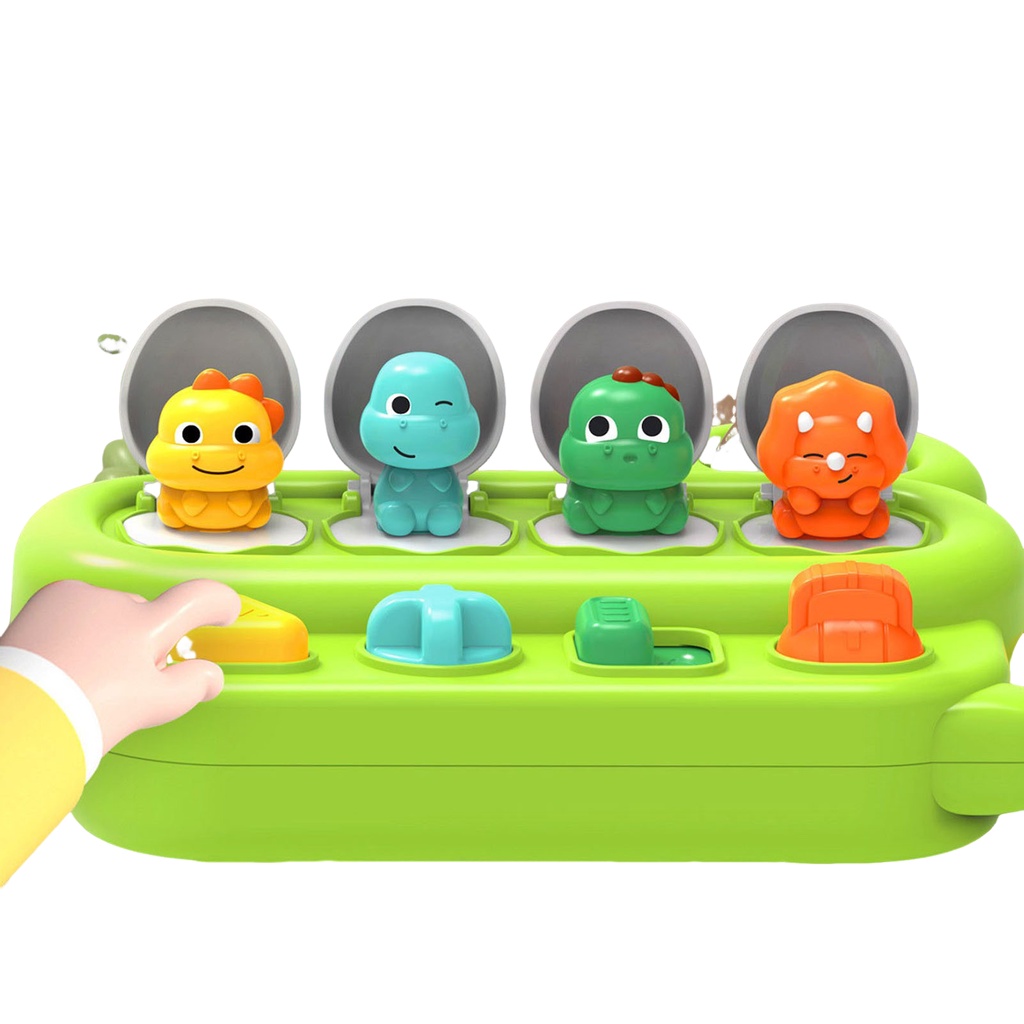 Montessori Hộp Công Tắc Đồ Chơi Tương Tác Hình Động Vật Cho Bé