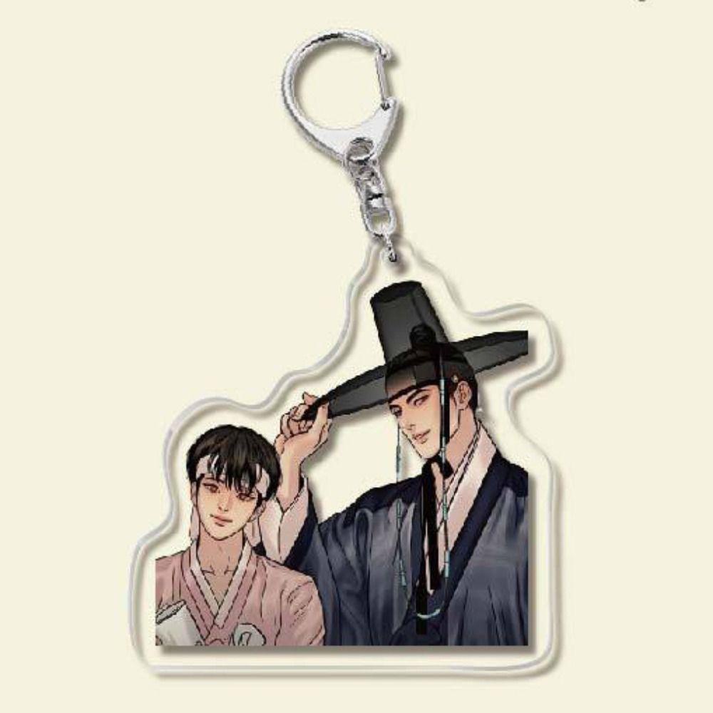 Mmluck Móc Khóa acrylic Hình Nhân Vật Hoạt Hình anime bl Mangaa Hàn Quốc bl Phụ Kiện Túi Xách