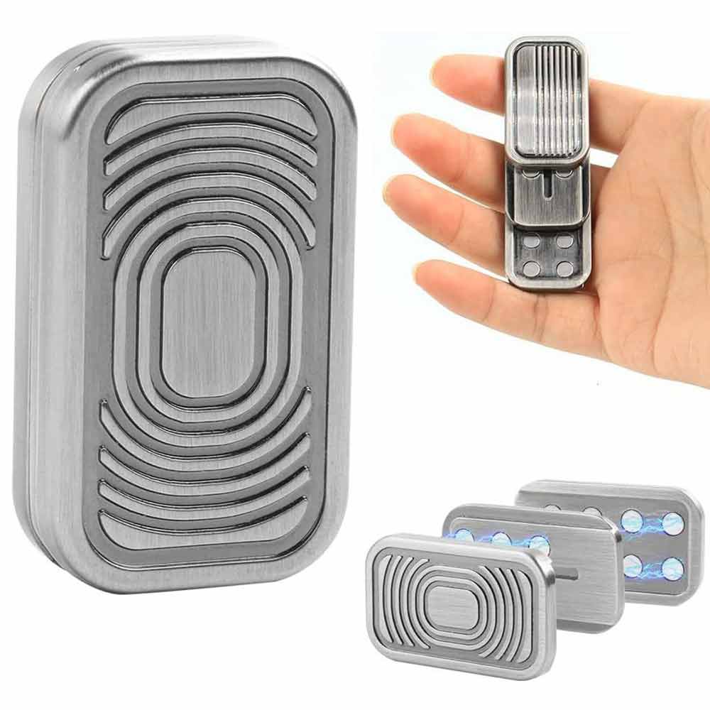 Three layer push card sound wave magnetic decompression toy Autism sensory anxiety pressure relief toy