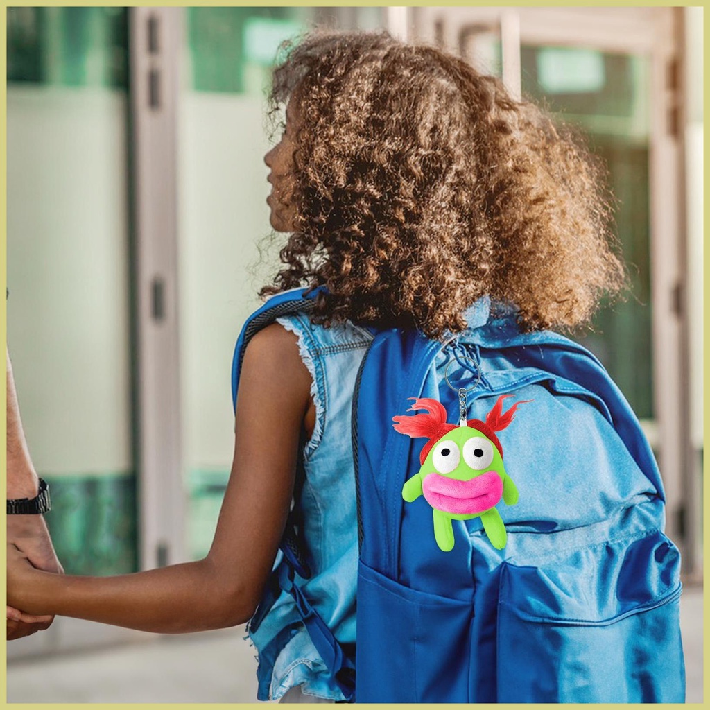 Móc Khóa Hình Xúc Xích Hoạt Hình Nhồi Bông Dành Cho Ba Lô Đi Học / Điện Thoại Di Động ke aseavn