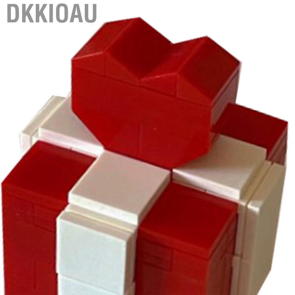 Dkkioau Ring Box  Eco Friendly Red and White Plastic Gift for Valentine s Day