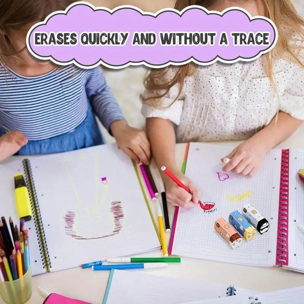 Mmluck Set 3 Cục Tẩy Bút Chì Hình Gấu Trúc Hoạt Hình Đáng Yêu