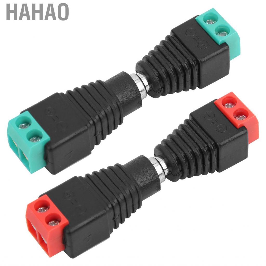 Hahao 5.5x2.1mm DC Power Connector No welding Male Female Adapters for converter