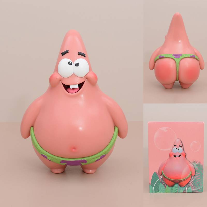 Ere1 Quần Lót Dạng Vuông 16cm In Hình patrick star action Cho Bé