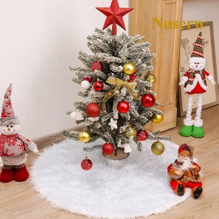 Úc thảm lông trắng 31 "trang trí cây thông noel