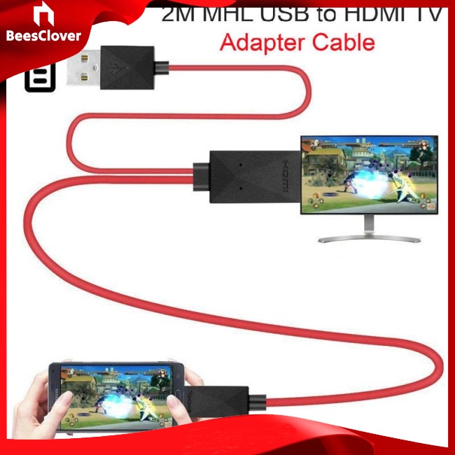 Cáp Chuyển Đổi micro usb Sang hdmi 1080p hd tv 11pin Cho Điện Thoại android samsung