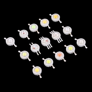Bộ 50 1W 3W 5W Bóng Đèn LED Công Suất Cao Điốt Full Watt Trắng Đỏ Xanh Xanh Vàng RGB Cho Blubs Spotlight Downlight Chip
