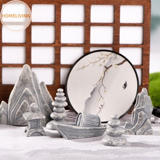 Mô Hình Tháp Đá mini Dùng Trang Trí Sân Vườn vn