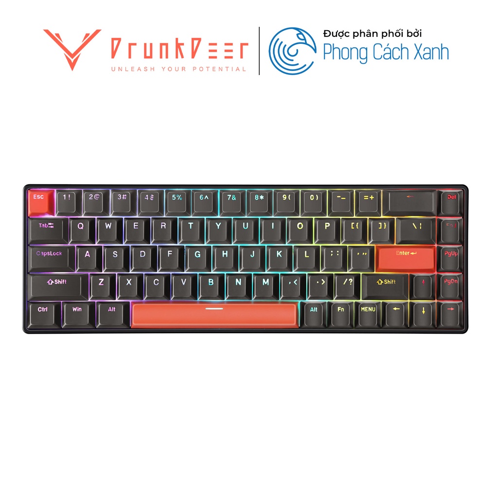 Bàn phím từ HE DrunkDeer G65 - Switch nam châm Rapid Trigger - Hàng chính hãng