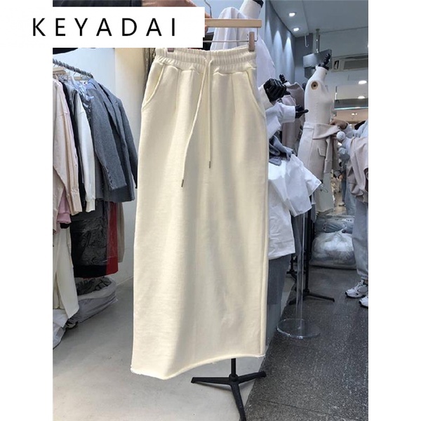 KEYADAI Chân váy dài Phong cách dài A23M0AW 44Z231030