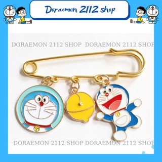Kim tây cài áo trang trí Doraemon