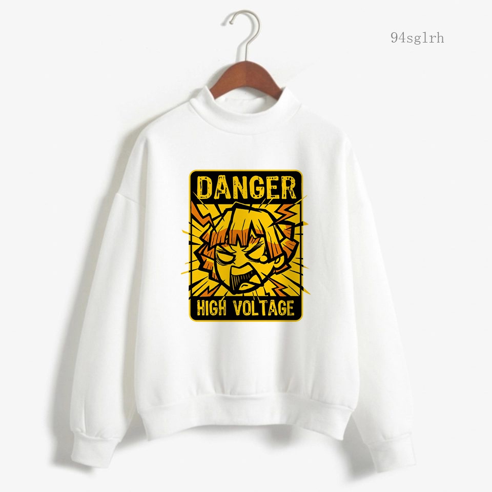 Demon slayer Áo hoodie unisex Ngoại Cỡ kimetsu no yaiba Giữ Ấm Mùa Thu Đông Phong Cách harajuku Giản Dị
