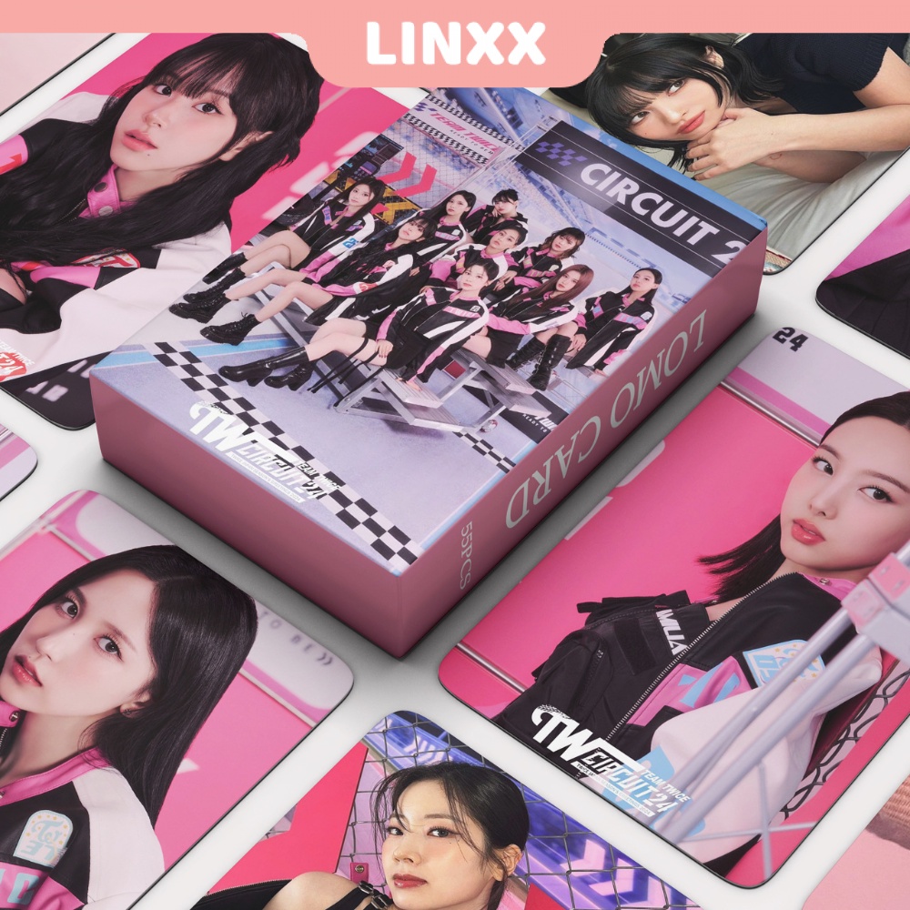 Hộp 55 Tấm Thẻ Hình lomo Nhóm Nhạc twice 24
