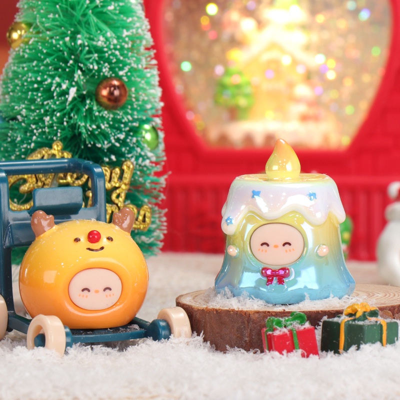 Mô Hình Nhân Vật Hoạt Hình anime Bằng Nhựa resin Dễ Thương Để Bàn Trang Trí Giáng Sinh