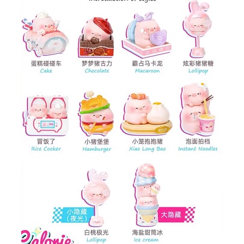 ★Phụ Kiện Chuyên Dụng Dành Cho Xe Hơi★   Búp Bê Lợn Con Ngọt Ngào calorie Ga series Hộp Quà Trang Trí Thời Thượng