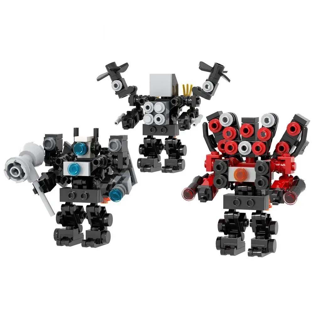 Mmluck skibidi Đồ chơi trẻ em Lắp Ráp Mô Hình toilet titan tv man Cho Bé