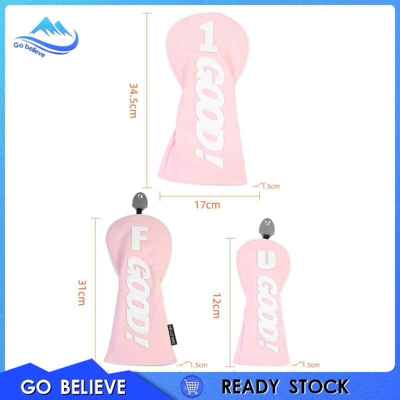 Bộ 4 Vỏ Bọc Bảo Vệ Đầu Gậy Đánh golf Bằng Gỗ Siêu Bền Tiện Dụng