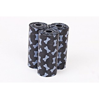 Cuộn 15 túi nilon đựng phân, rác cho chó mèo