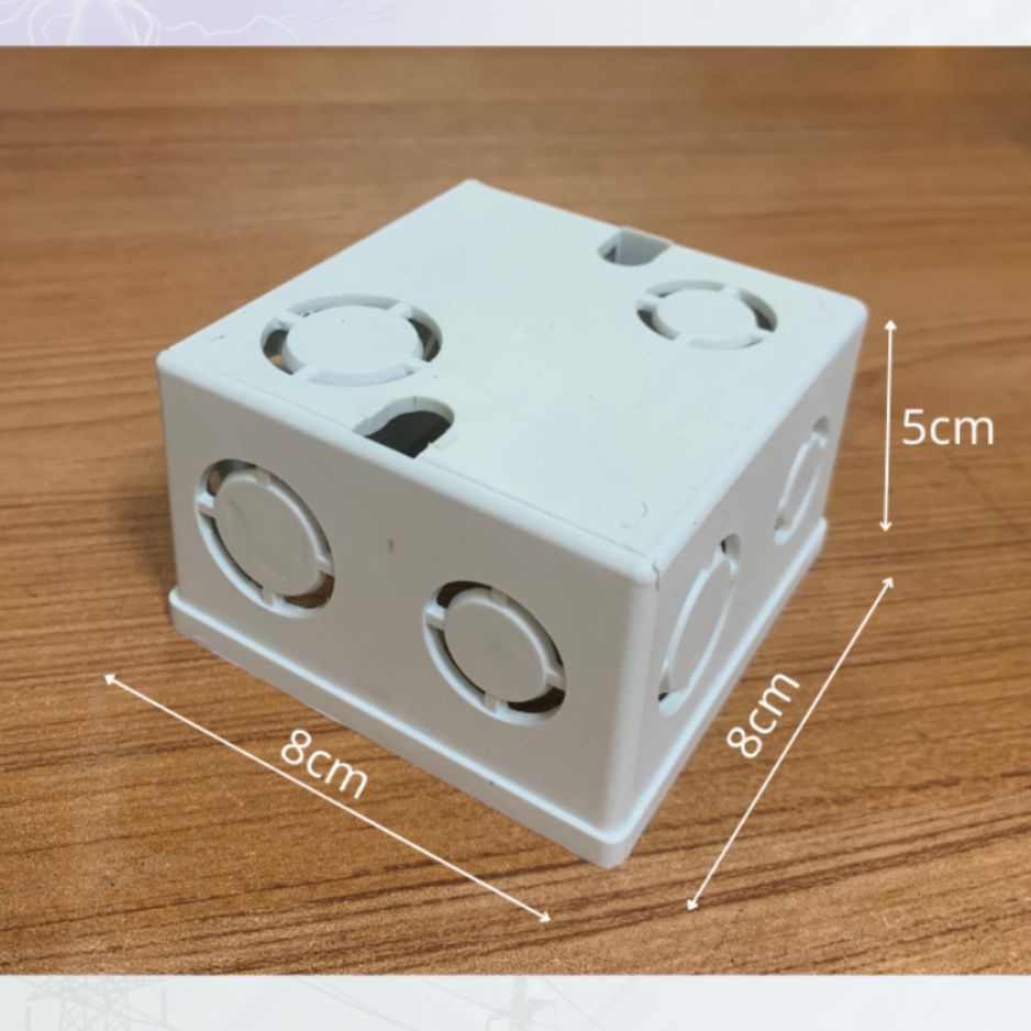 Đế Âm Vuông Sino - Đế Âm Tường Nhựa Chống Cháy