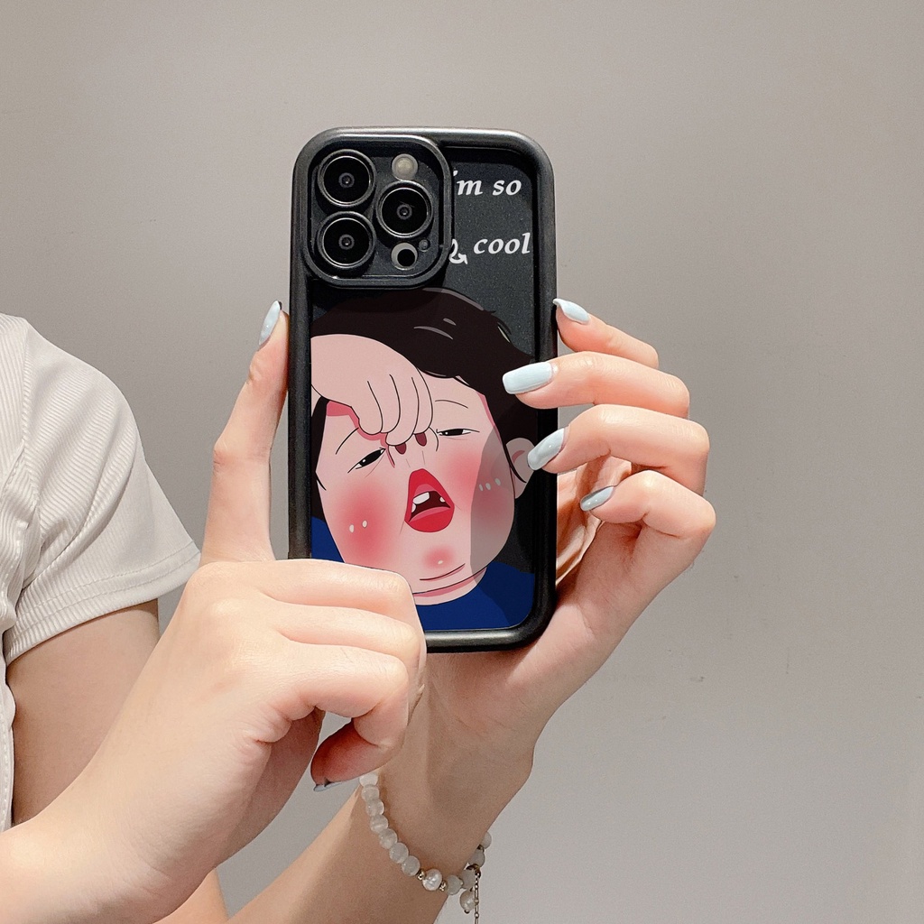 Ốp Điện Thoại Hình Cặp Đôi Vui Nhộn Cho iphone 15 14 pro max 13pro 12 11 pro max xs xr 8plus 7plus