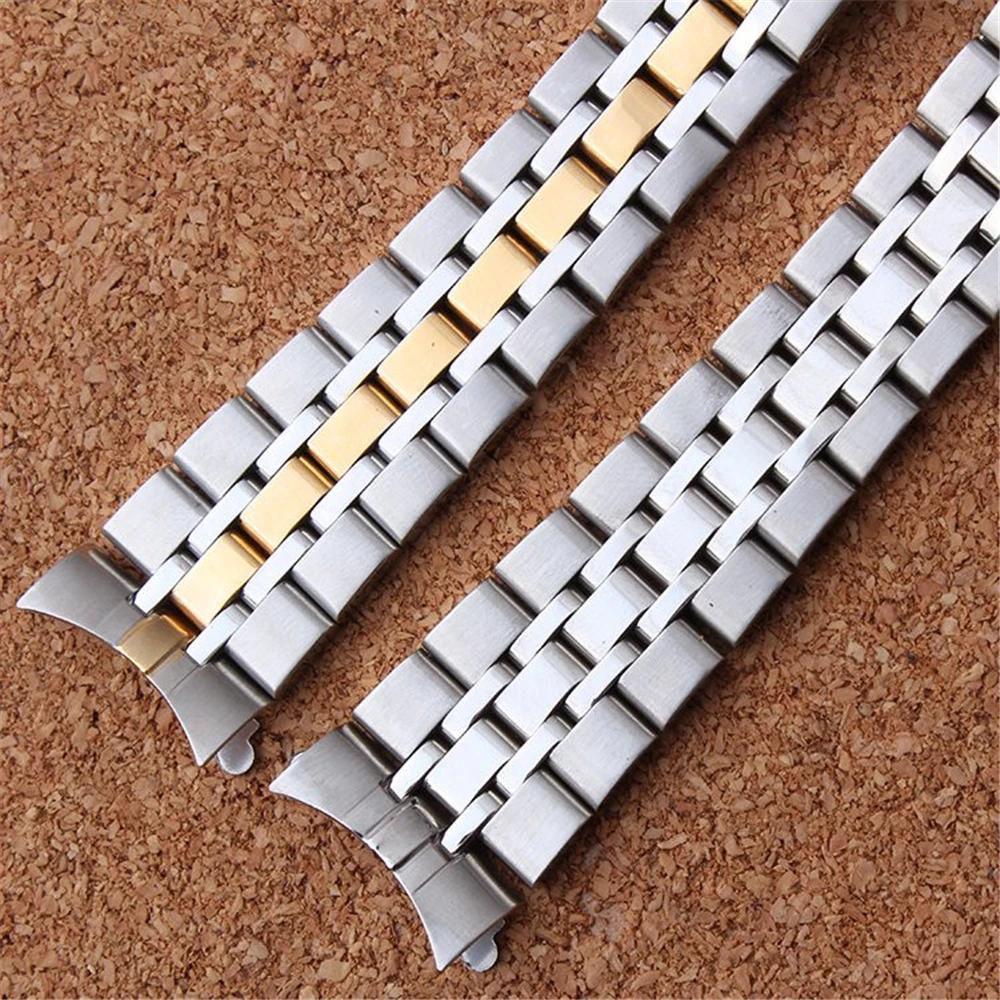 Dây Đeo Tay Bằng Thép Không Gỉ 13mm 17mm 19mm 20mm Cho Đồng Hồ Thông Minh