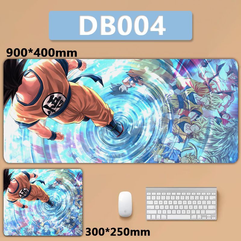Tấm Lót Chuột Máy Tính Để Bàn Cỡ Lớn In Hình son goku super saiyan Trong anime dragon ball