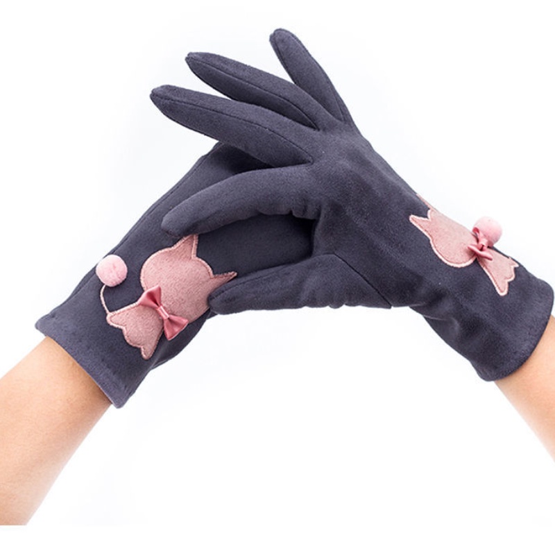 Miss Áo Khoác Lông Cừu Dày Dặn Chống Lạnh Màu Hồng Phong Cách Hàn Quốc Dễ Thương Dành Cho Nữ Sinh Lái Xe Đạp Mùa Thu Đông