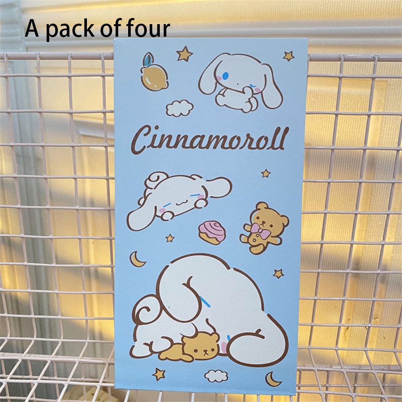 Bộ 4 Bao Lì Xì Đỏ Hoạt Hình sanrio melody 2024