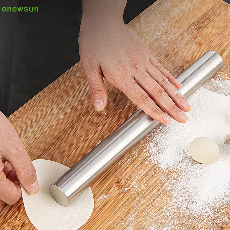 Cây Lăn Bột Làm Bánh pizza Bằng Thép Không Gỉ Mới