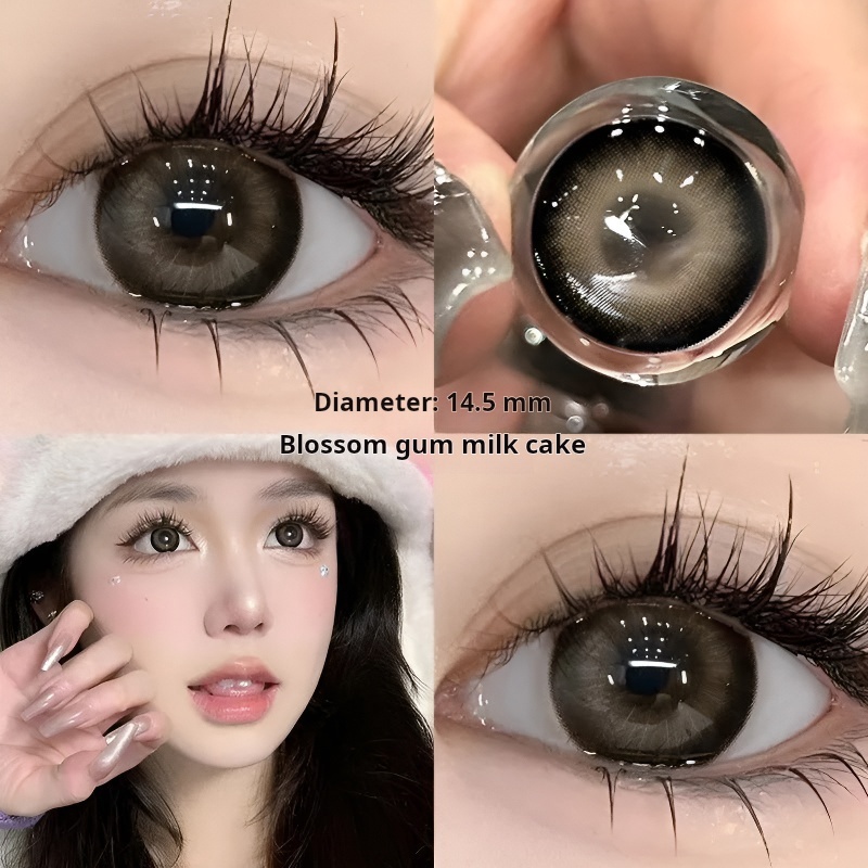 Kerasys lens cận 1 Cặp Ống Kính Thấu Kính Cận Thị Từ 1 Tuổi 0.00-5.00 Độ Kính Áp Tròng Có Màu Kính áp tròng hàng năm lens mắt Kính áp tròng đa sắc