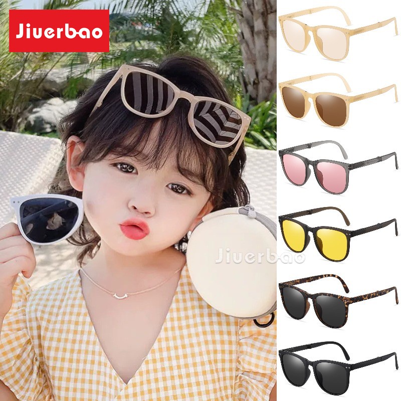 Kính Mát Thời Trang Hàn Quốc Chống Tia uv400 Có Thể Gấp Gọn Cho Bé