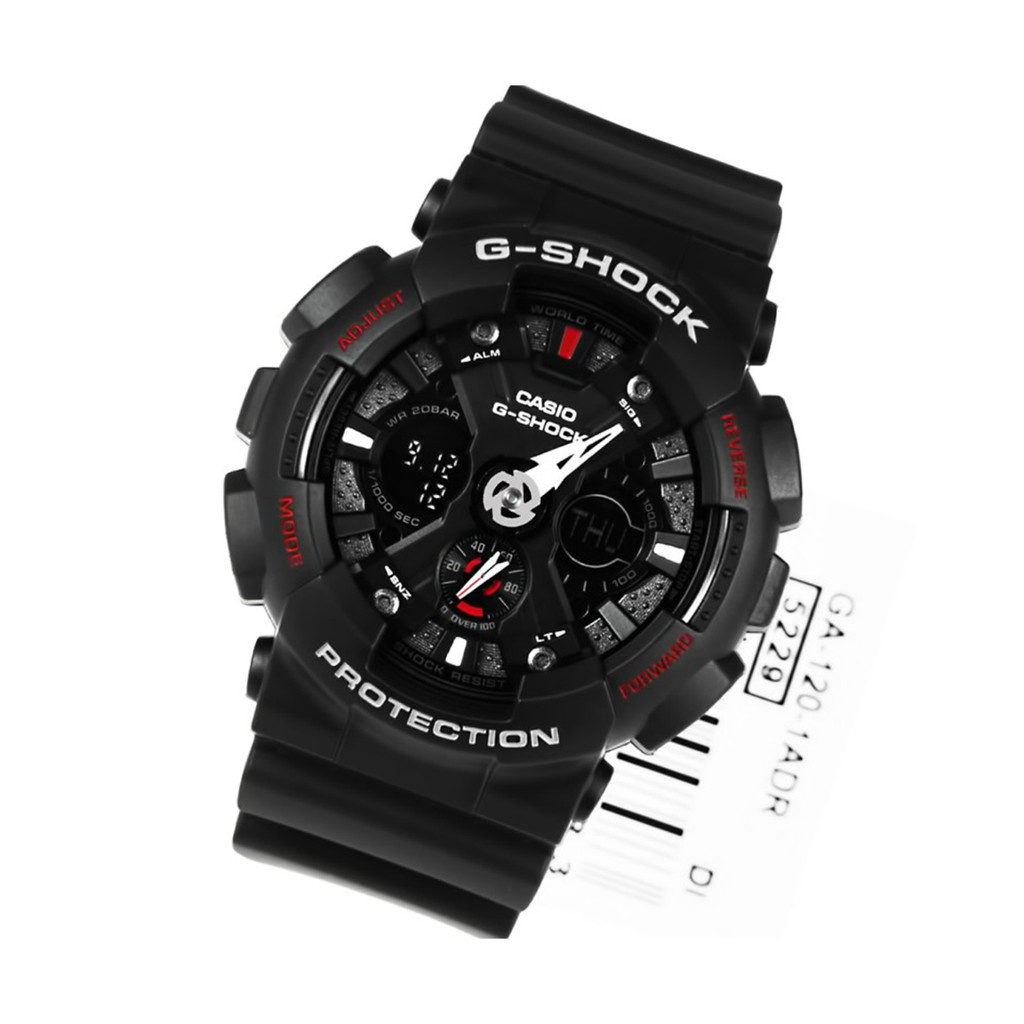 Đồng hồ thể thao nam nữ G-Shock GA-120-1A Full phụ kiện