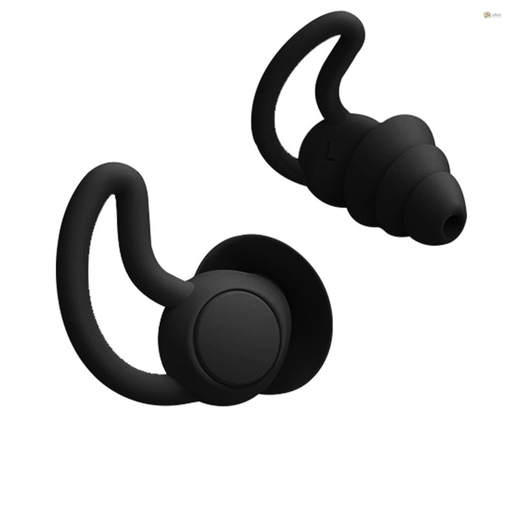 Nút Bịt Tai Bằng Silicon Mềm Chống Nước Chống Ồn Có Thể Tái Sử Dụng Dùng Khi Đi Bơi / Làm Gỗ / Đi Du Lịch / Làm Việc