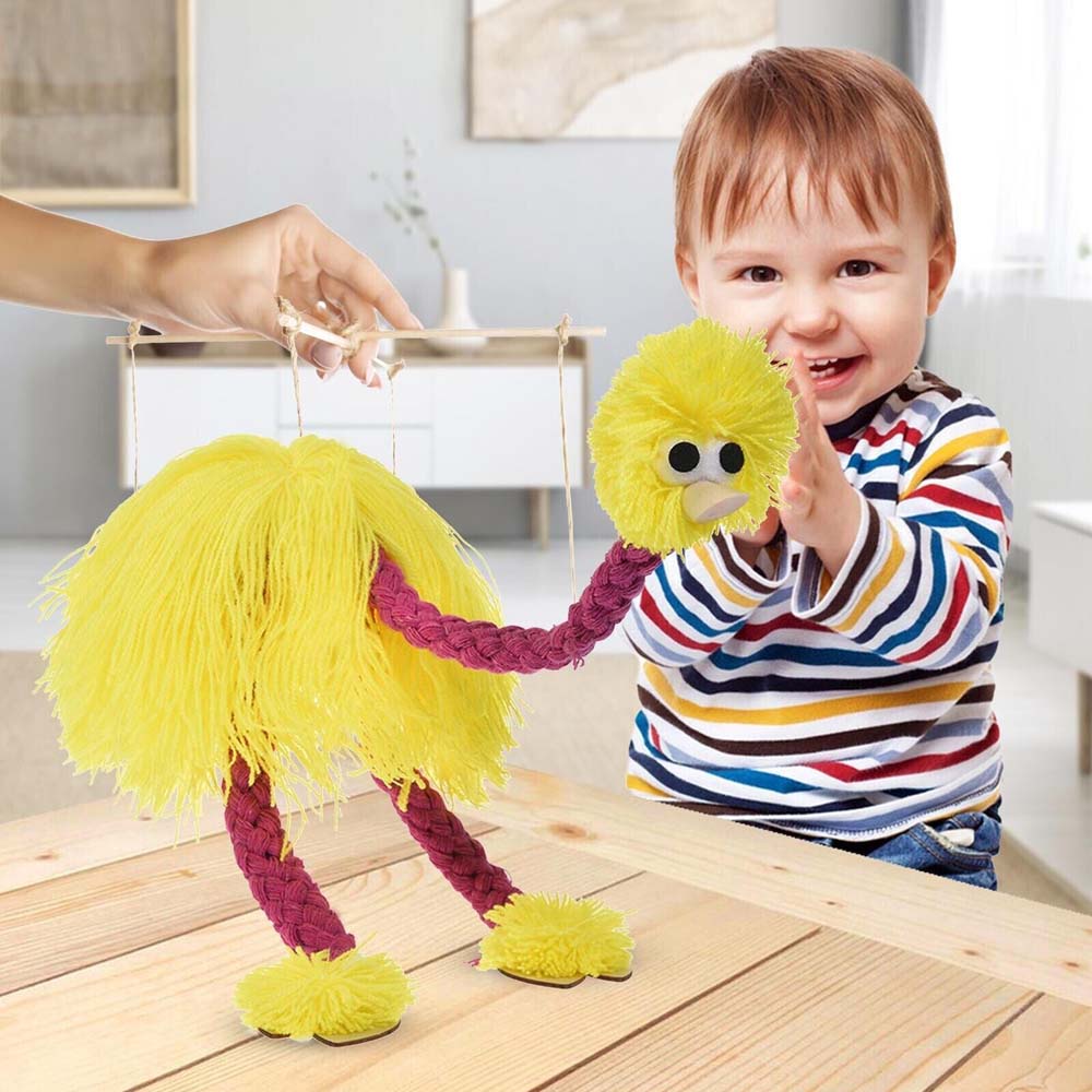 Marionette Ostrich Interactive Bird Puppet Puppet Doll Children Enlightenmen Toy