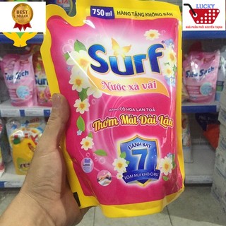 Nước xả vải SURF 750ml-Hương Nước hoa -Thơm Mát Dài Lâu