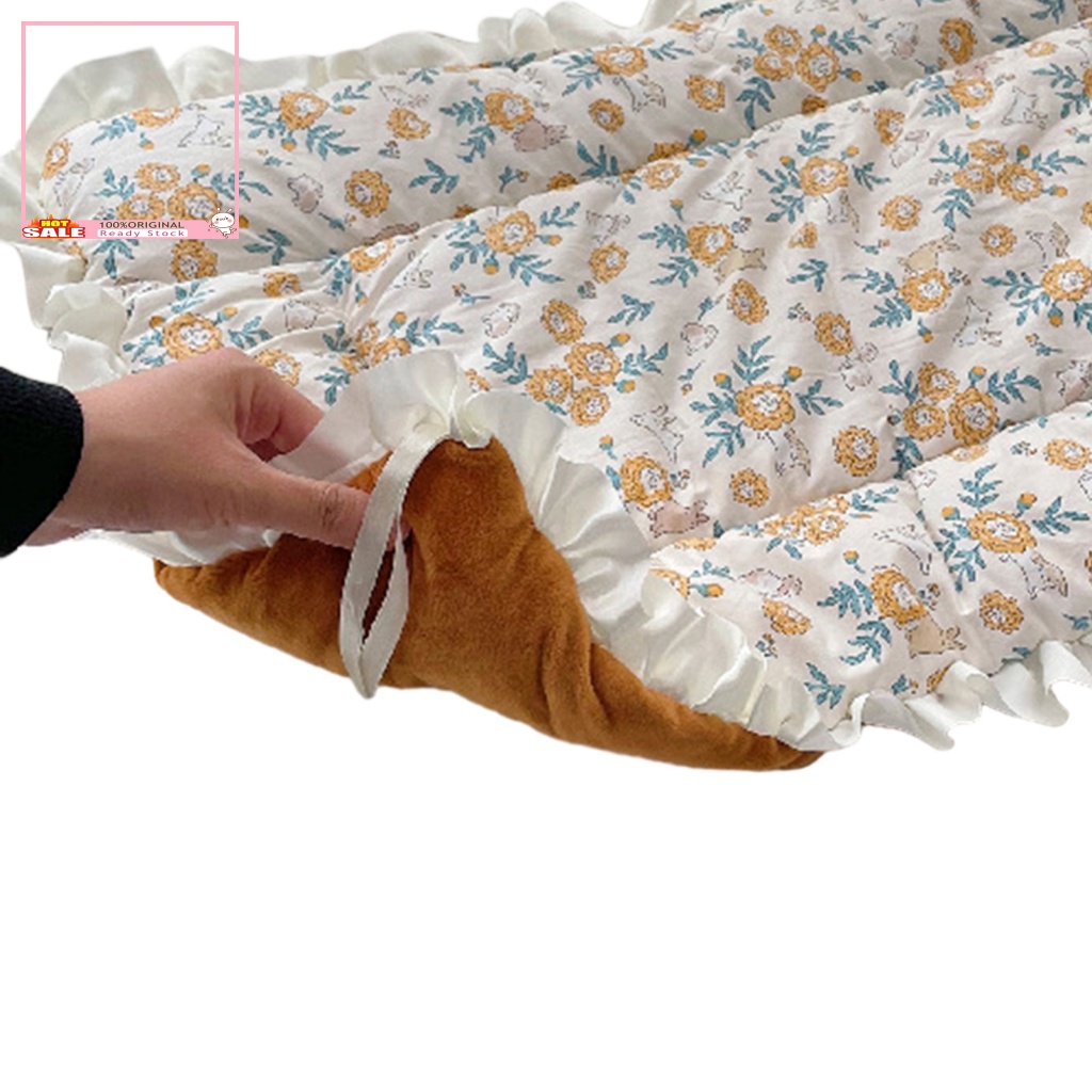 Gof Thảm Nệm Ngủ Mềm Mại Thoải Mái In Họa Tiết Hoa Dành Cho Thú Cưng