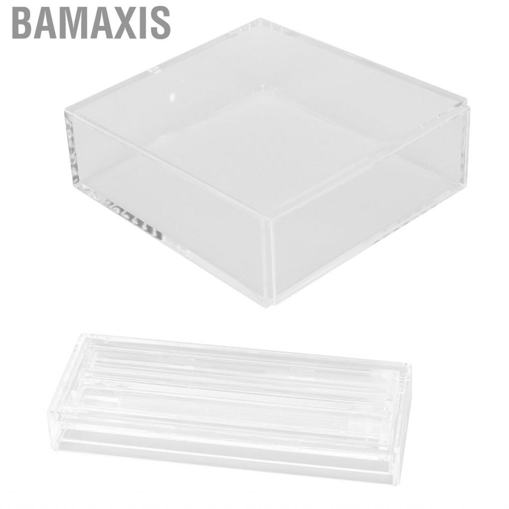 Bamaxis Mini Photo Frame Desktop Picture PC Double Sided Transparent Freestanding Instant for Instax
