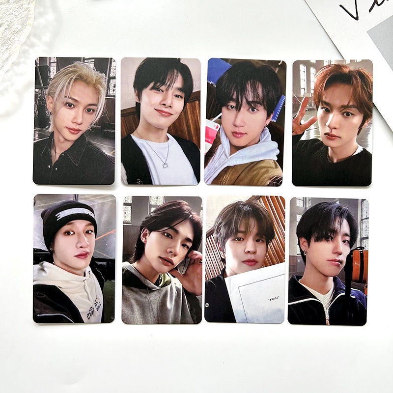 Bộ Thẻ Bài mini In Hình Các Thành Viên Nhóm Nhạc kpop stray kids