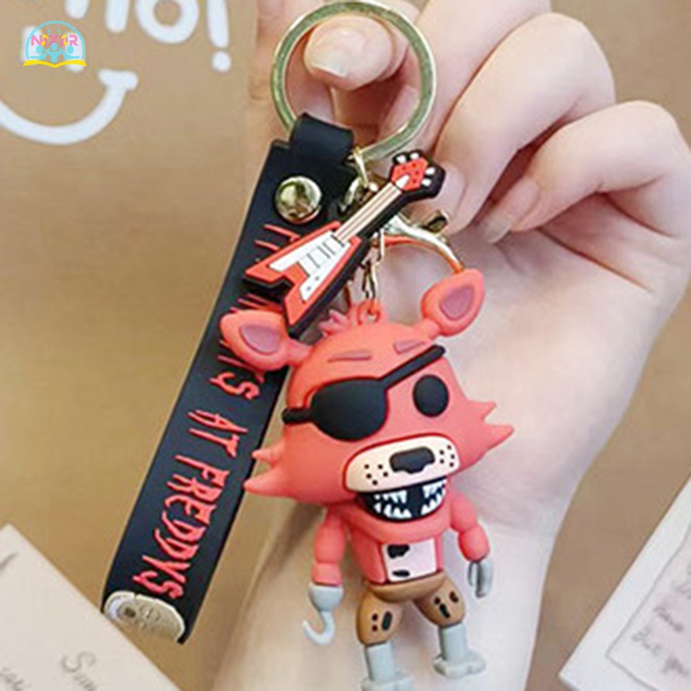 Móc Khóa Hình Gấu Bông Nửa Đêm Nhỏ Dễ Thương