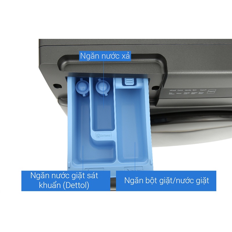 Máy giặt Whirlpool FreshCare Inverter 8 kg FWEB8002FG 2022