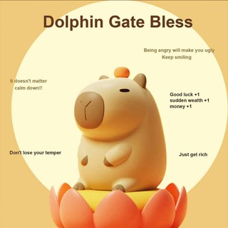 Capybara Night Light, Capybara Shape Soft Light Guinea Pig Night Light, Creative Touch Control USB Rechargeable Silicone Table Decoration Lamp Living Room
